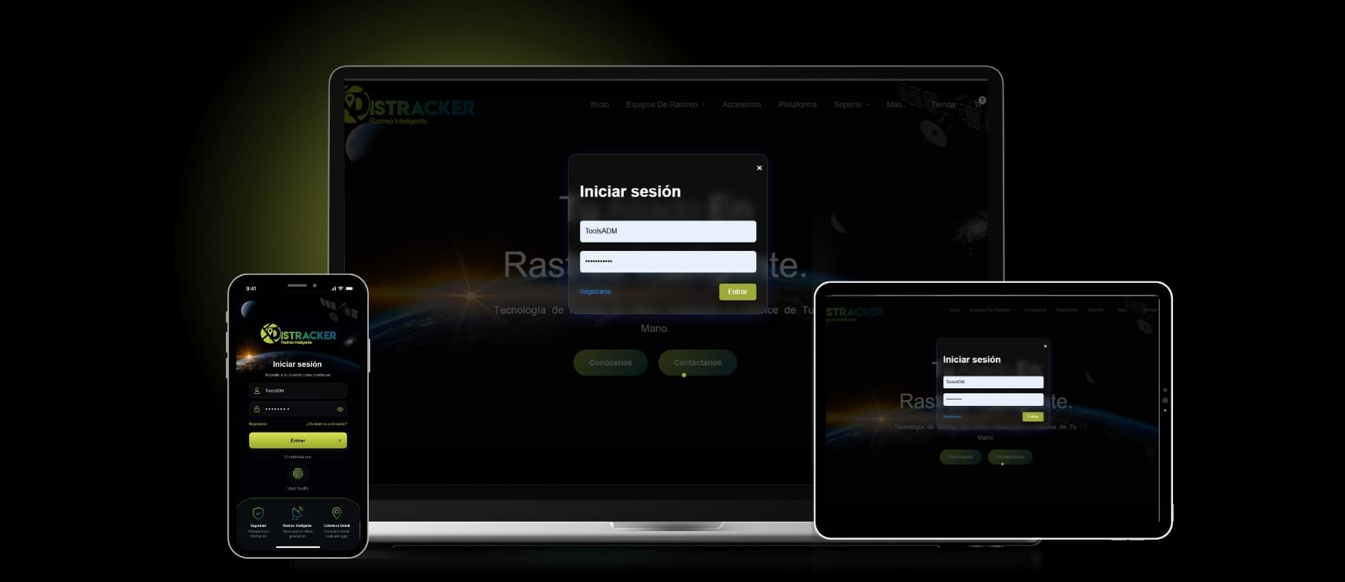 Acceso a DTK Suite ERP desde el sitio de Distracker