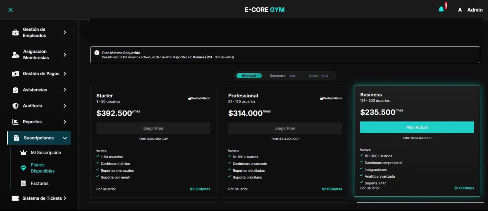 Seguimiento de cobros recurrentes y vencimientos